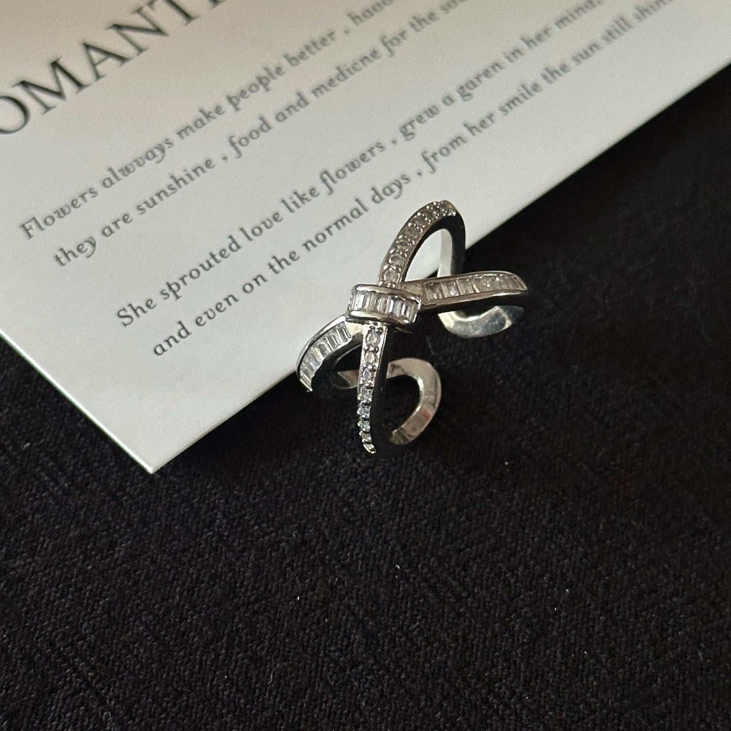 ASLOP TREASURE Crossed Vow Ring – additional ring product photo
