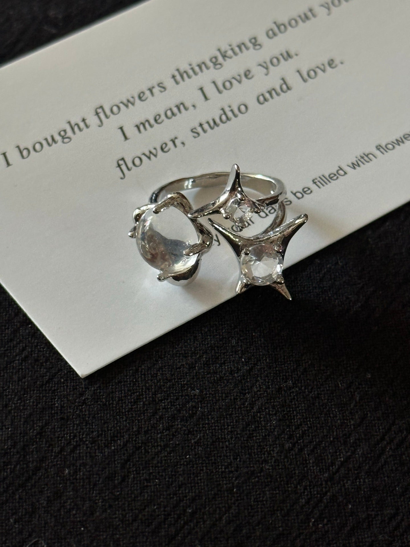 ASLOP TREASURE Starburst Ice Ring – additional ring product photo