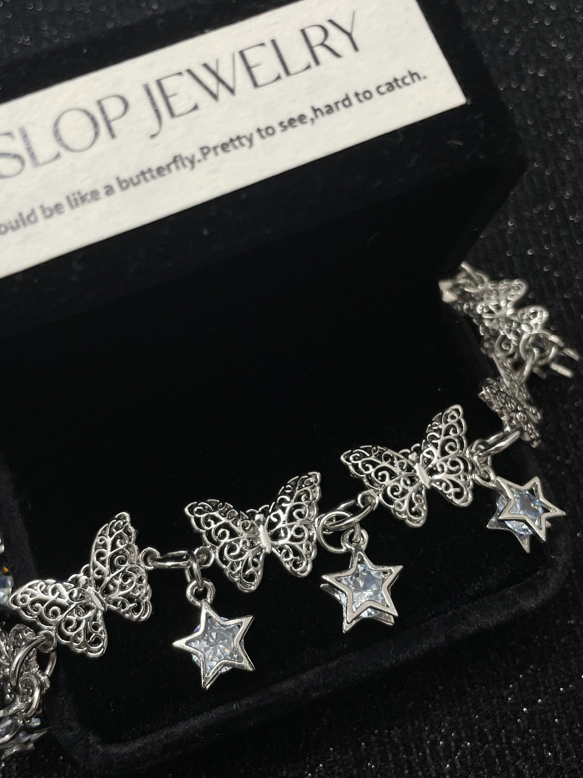 ASLOP TREASURE Vintage Butterfly Necklace – additional necklace product photo