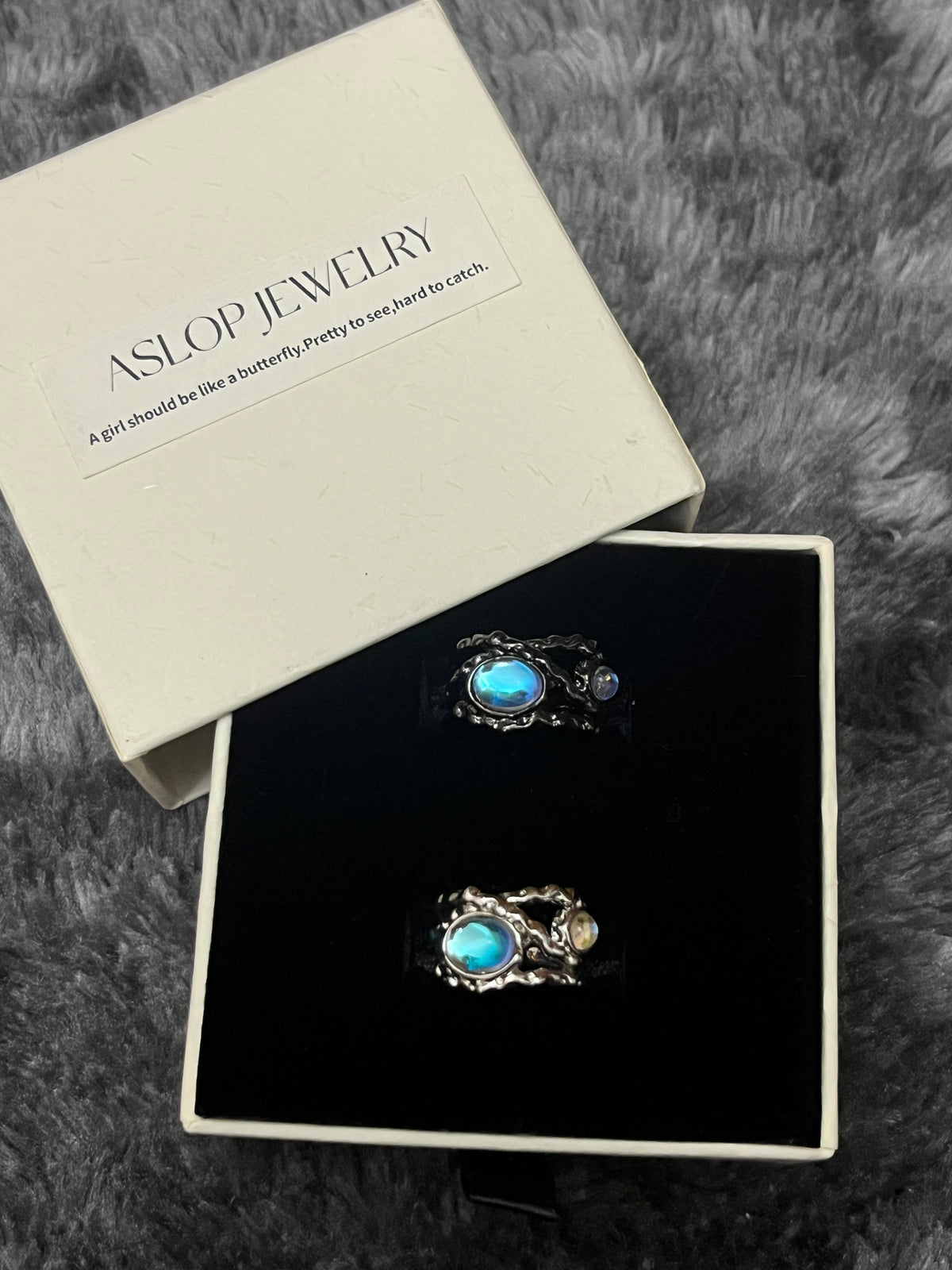 Dark & Light Ring, Dark and Light colorways side by side