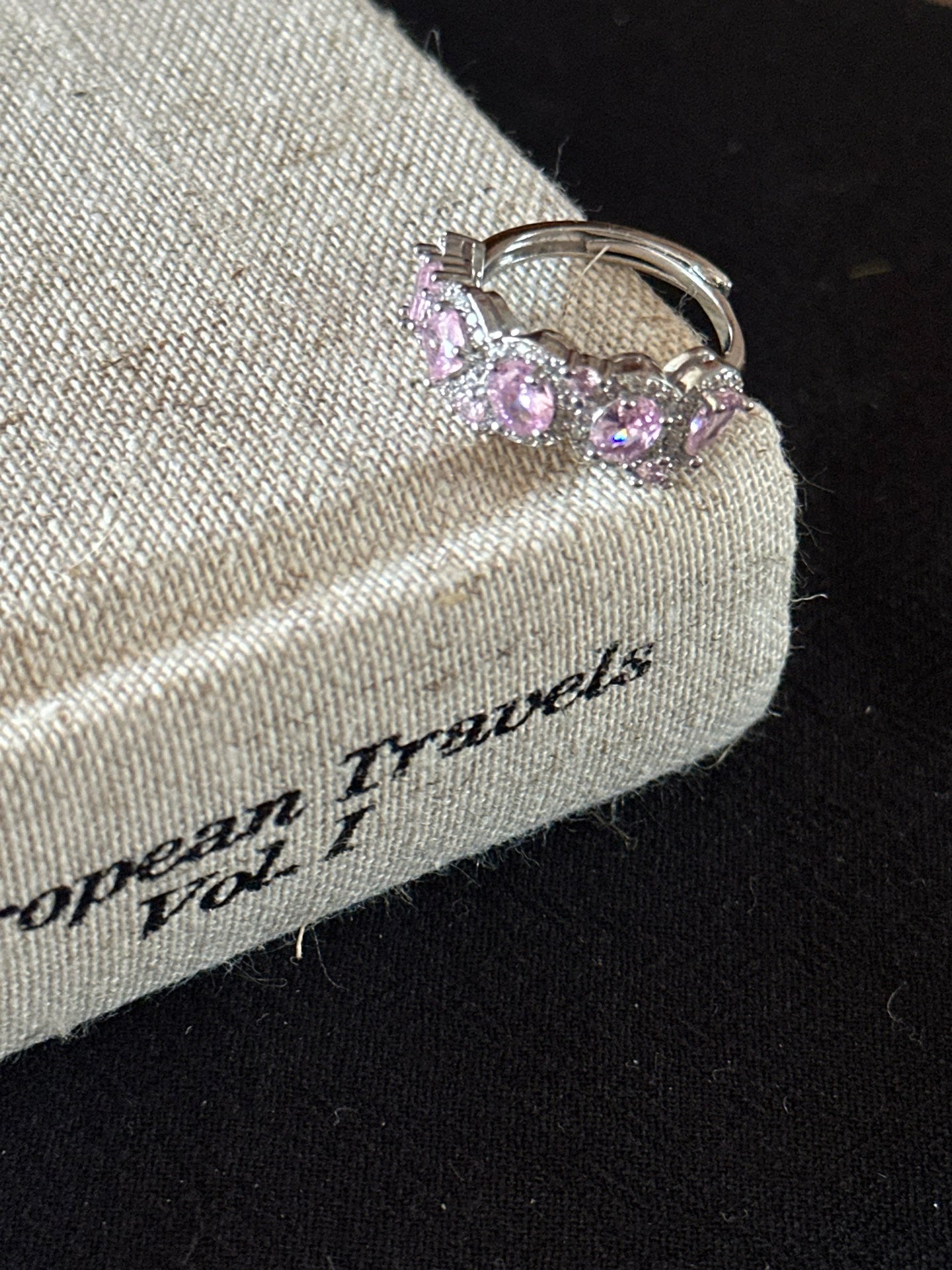 ASLOP TREASURE Pink Stack Ring – ring product photo
