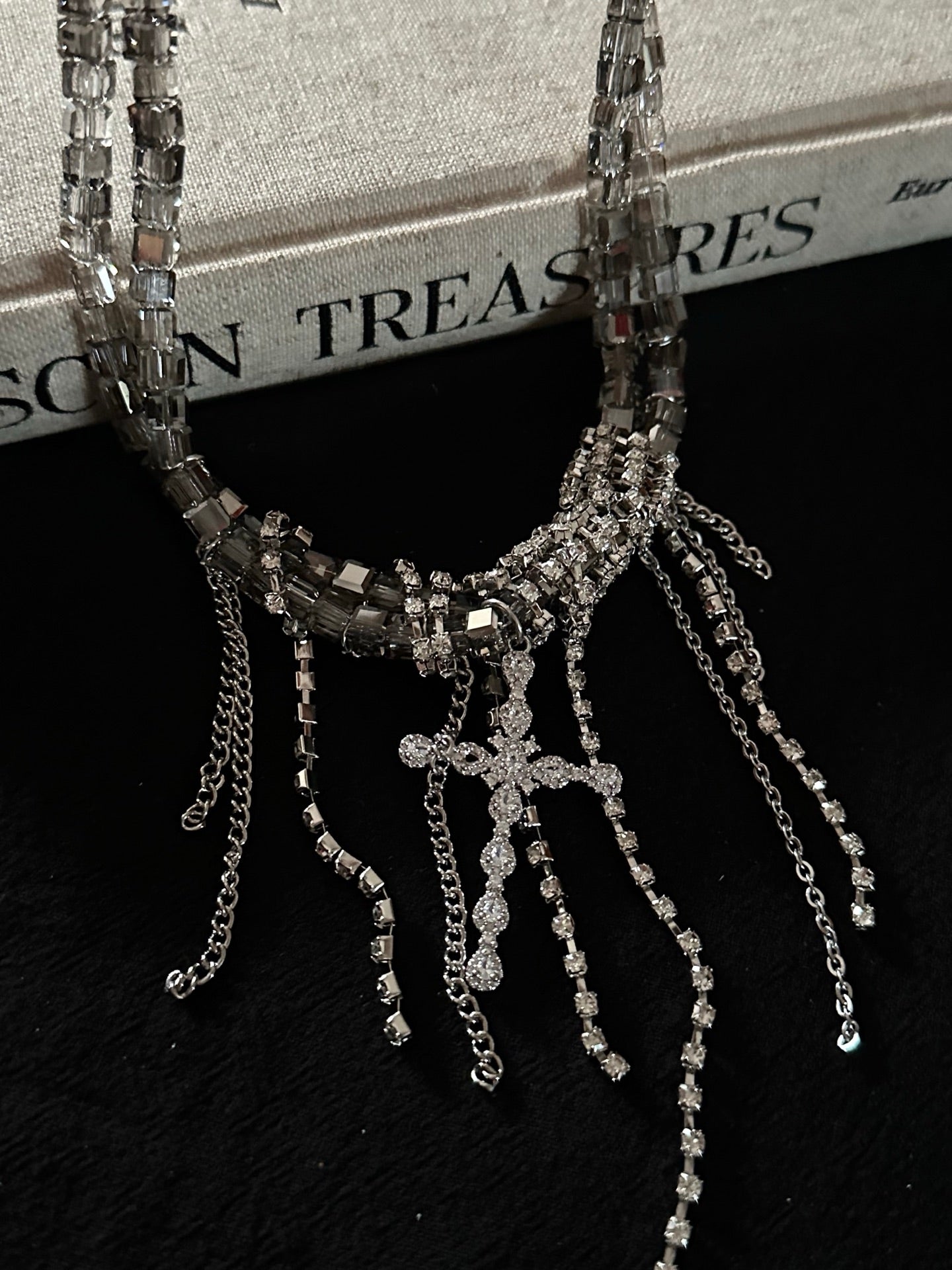 ASLOP TREASURE Starlight Tassel Choker – necklace product photo