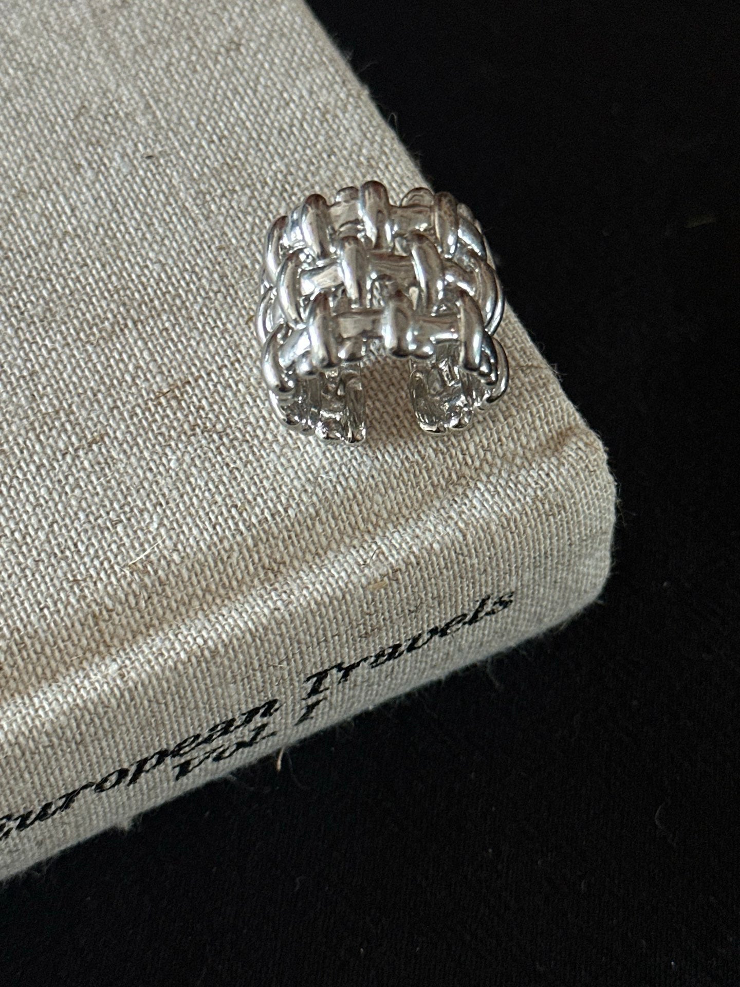 ASLOP TREASURE Braided Armor Ring – ring product photo