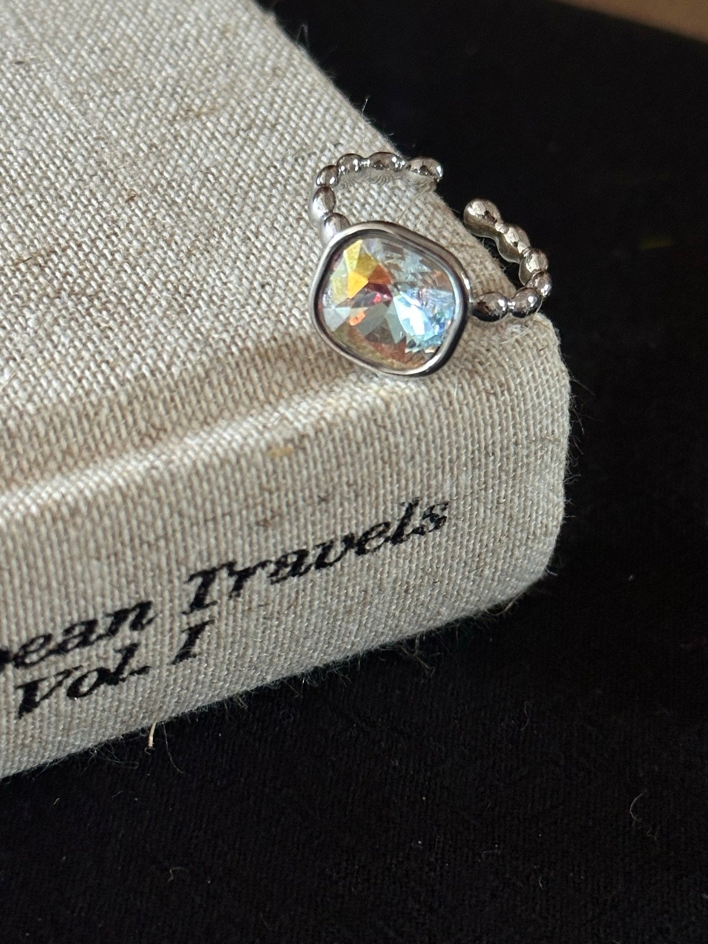 ASLOP TREASURE Iridescent Cube Ring – ring product photo