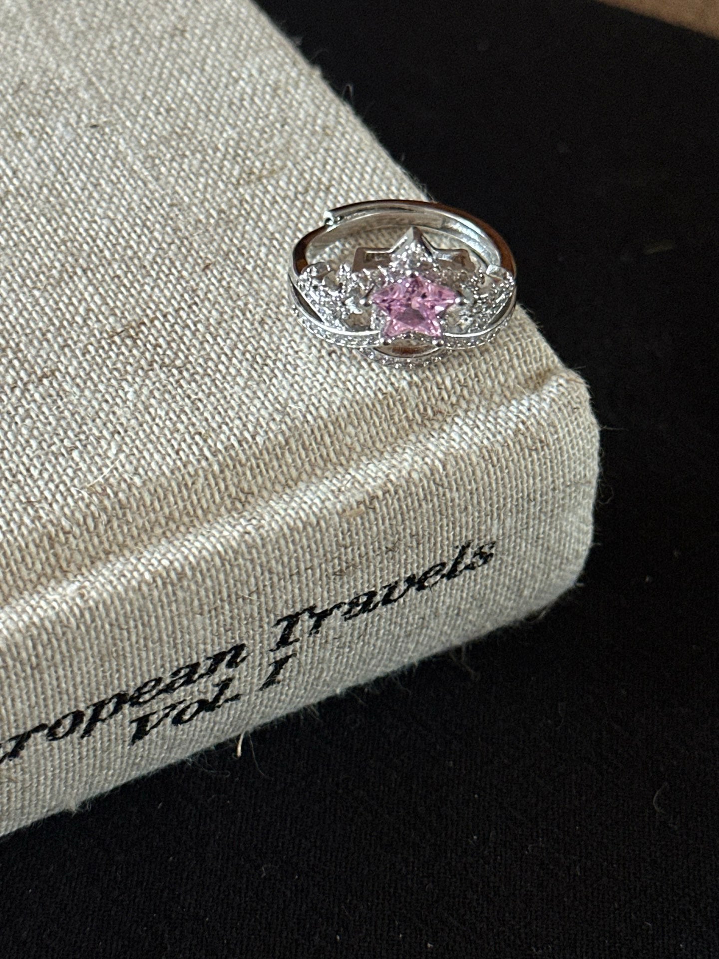 ASLOP TREASURE Runaway Princess Star Crown Ring – ring product photo