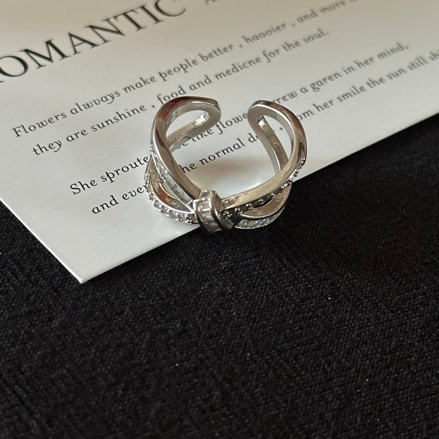 ASLOP TREASURE Crossed Vow Ring – additional ring product photo