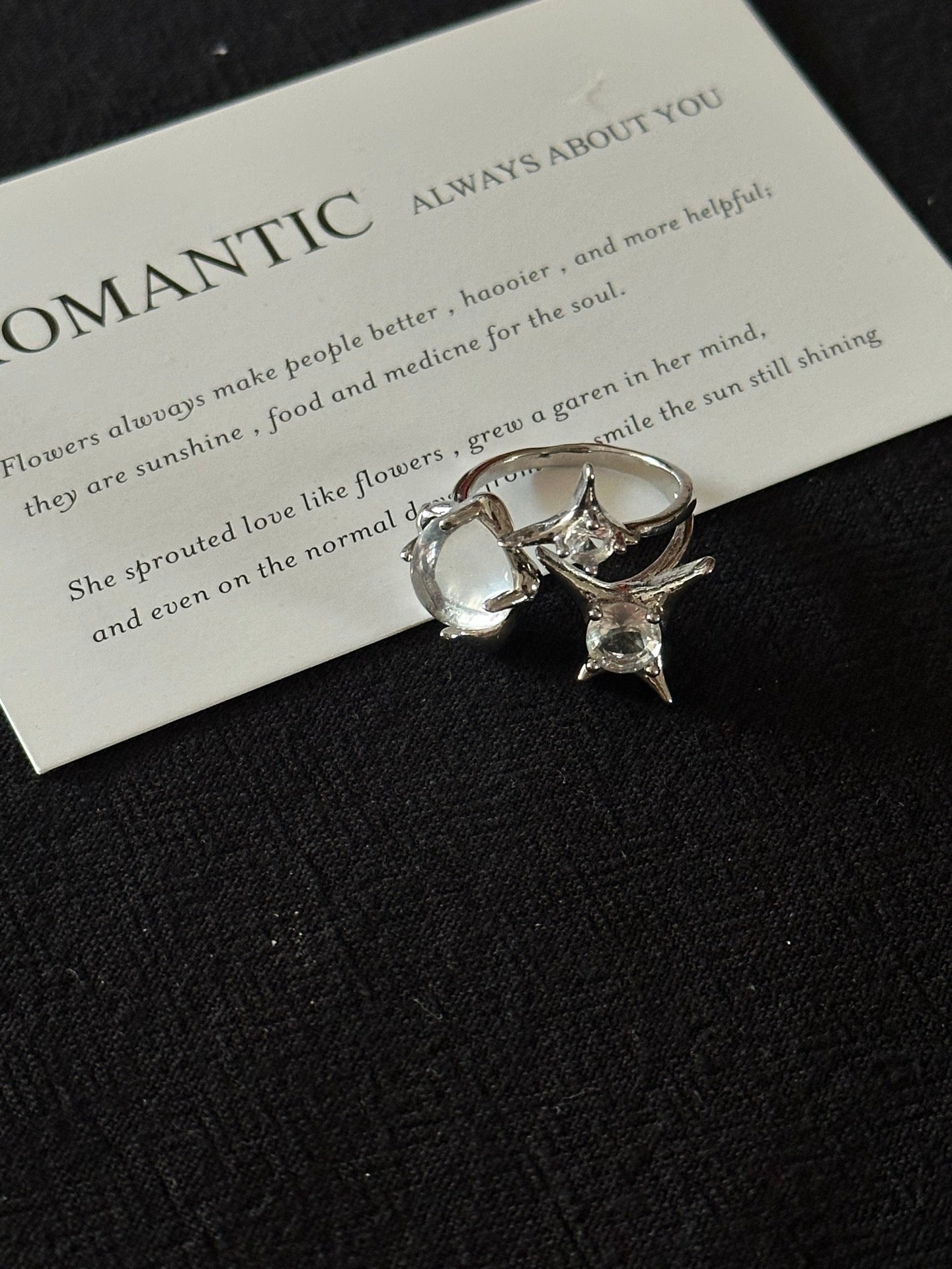 ASLOP TREASURE Starburst Ice Ring – additional ring product photo