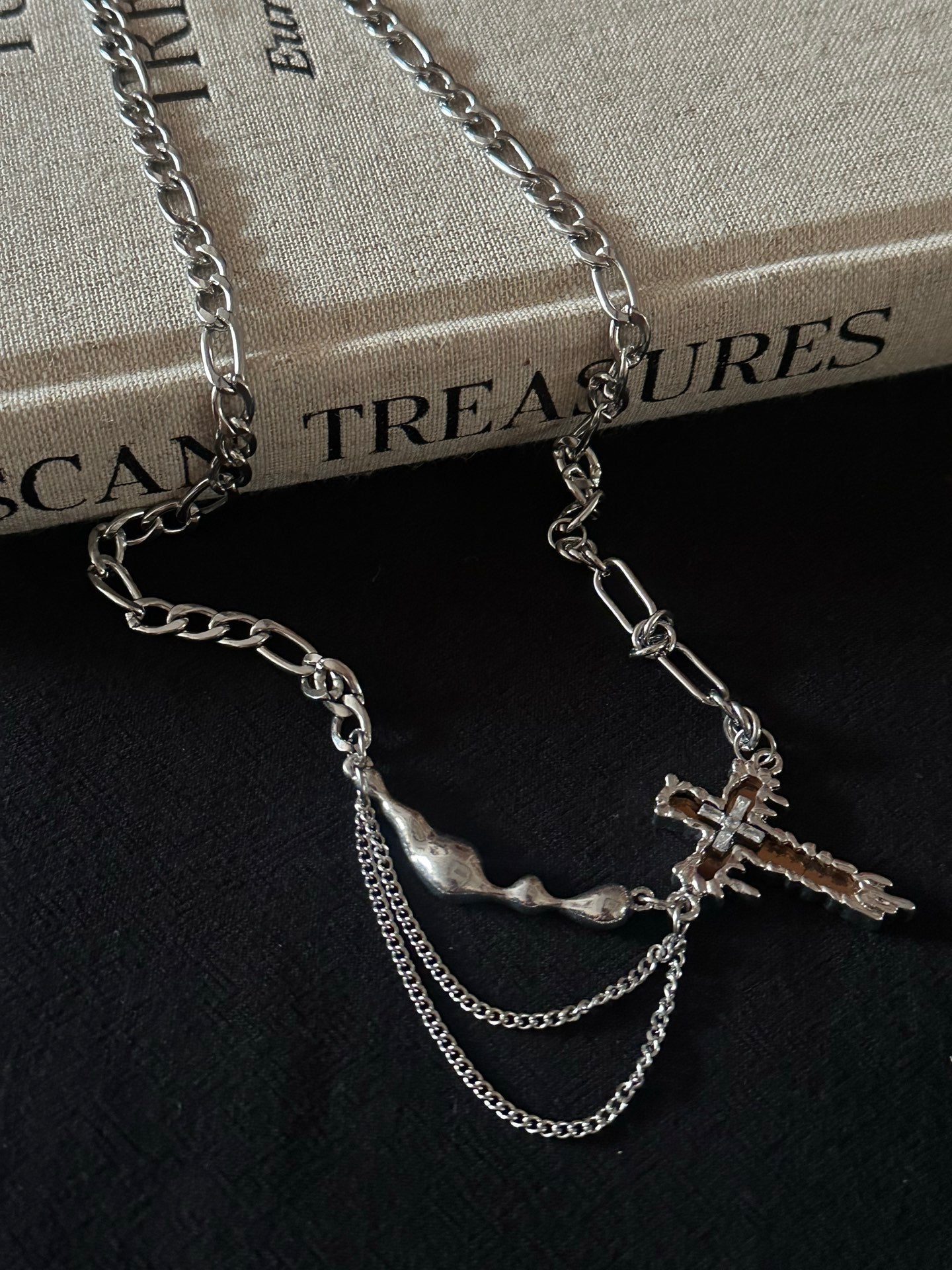 ASLOP TREASURE Unisex Cross Necklace – additional necklace product photo