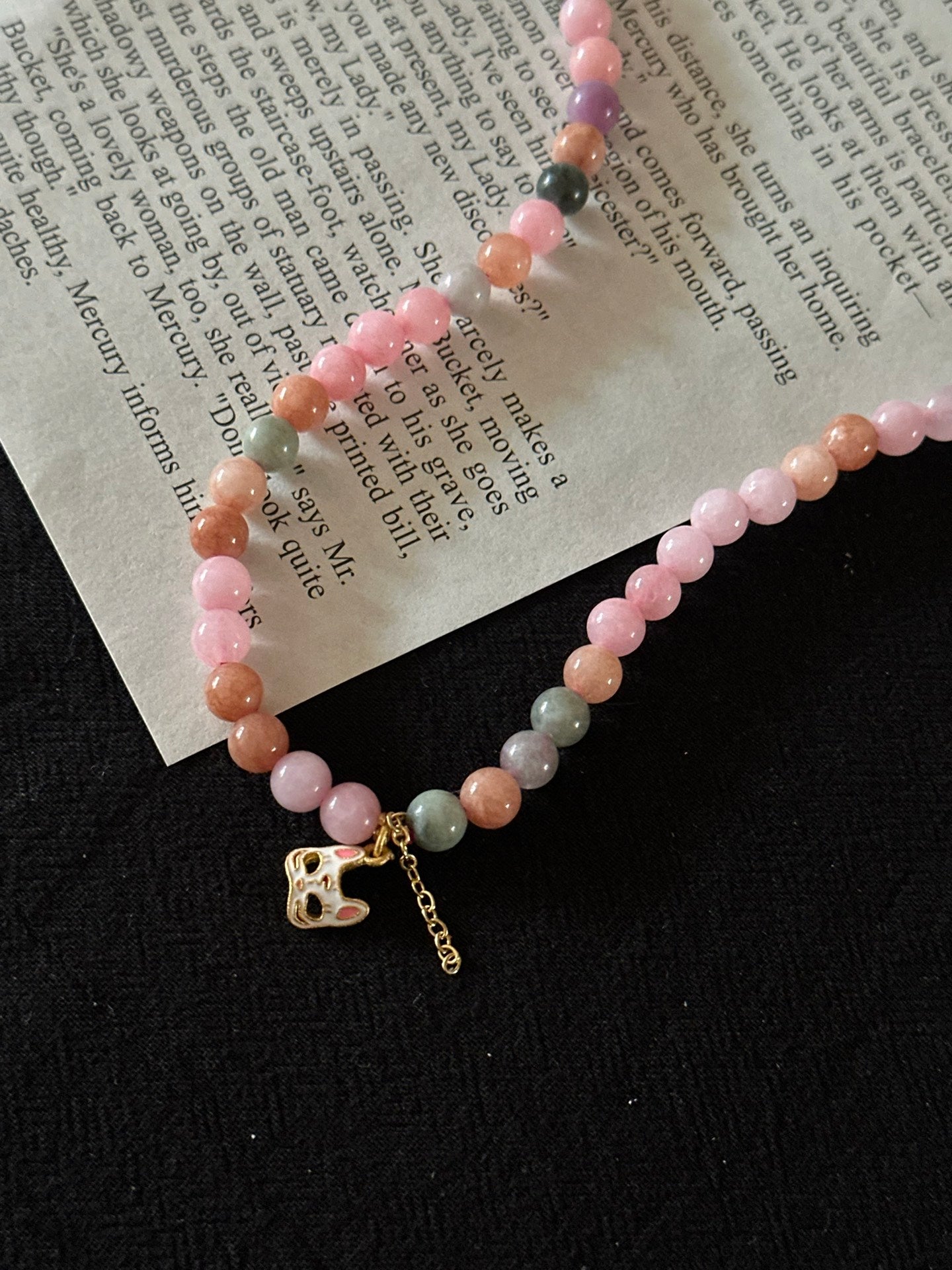 ASLOP TREASURE Fox Spirit Beaded Necklace – additional necklace product photo