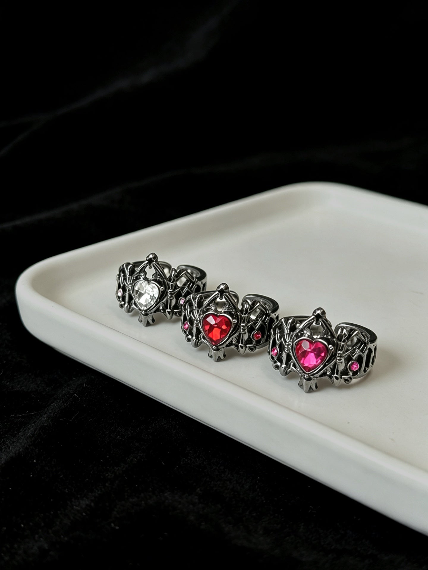 ASLOP TREASURE Gothic Crown Ring Sets – additional ring product photo