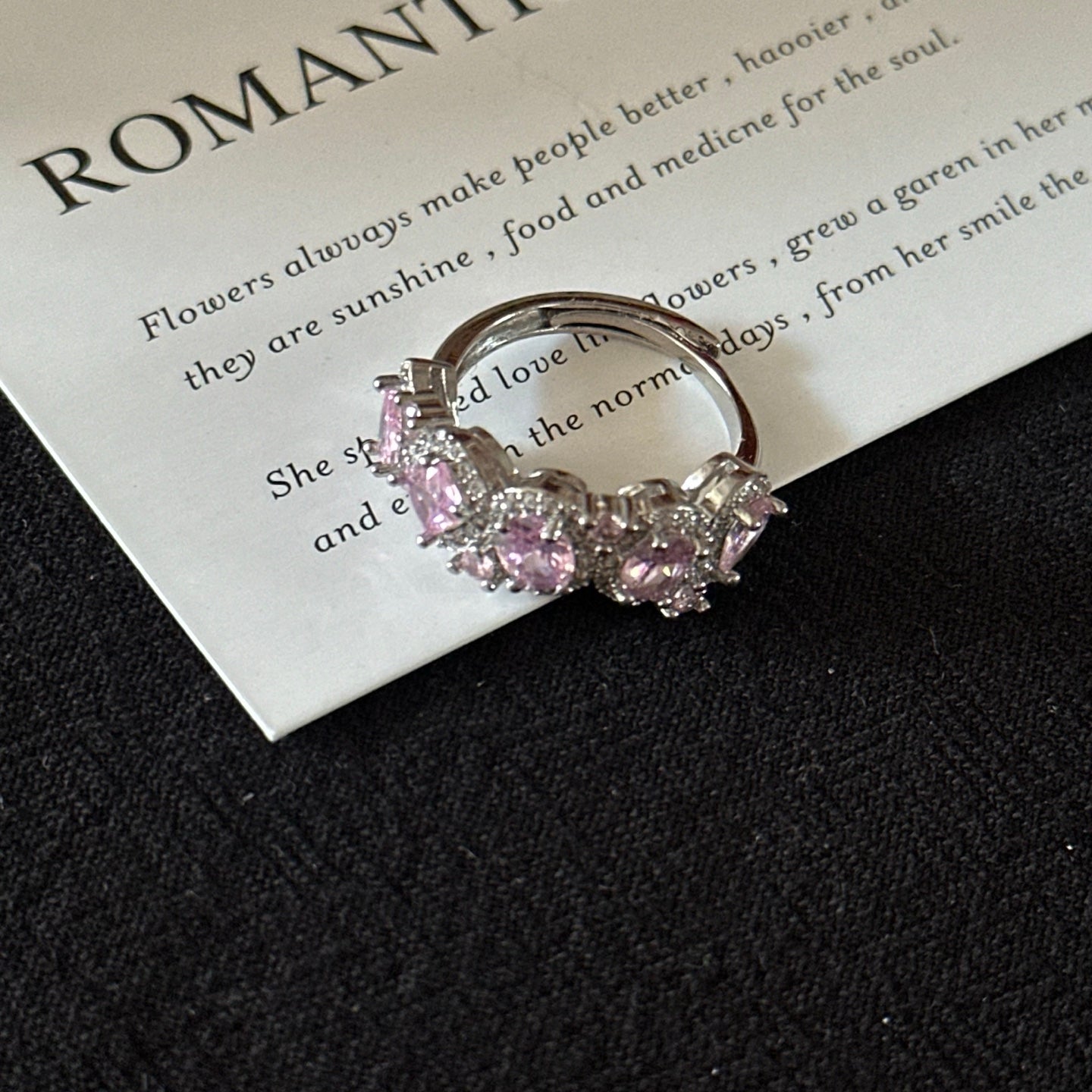 ASLOP TREASURE Pink Stack Ring – additional ring product photo