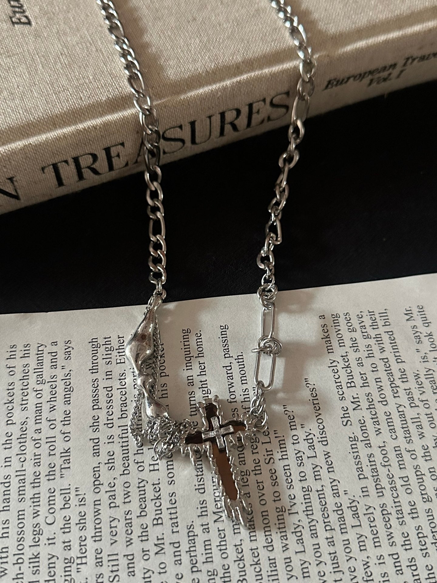 ASLOP TREASURE Unisex Cross Necklace – additional necklace product photo