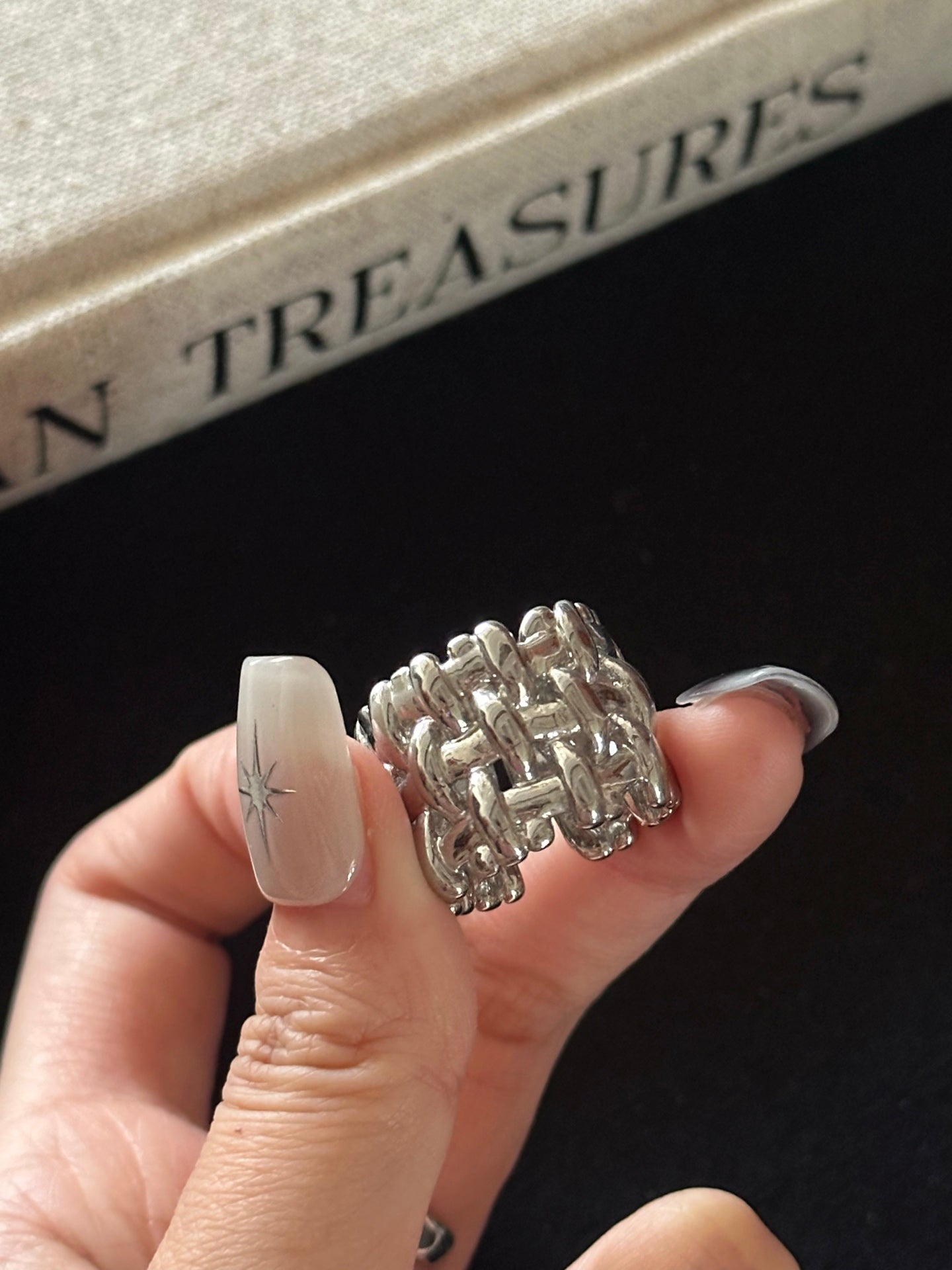ASLOP TREASURE Braided Armor Ring – additional ring product photo