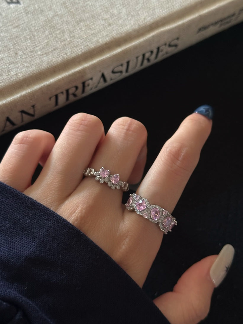 ASLOP TREASURE Pink Stack Ring – additional ring product photo