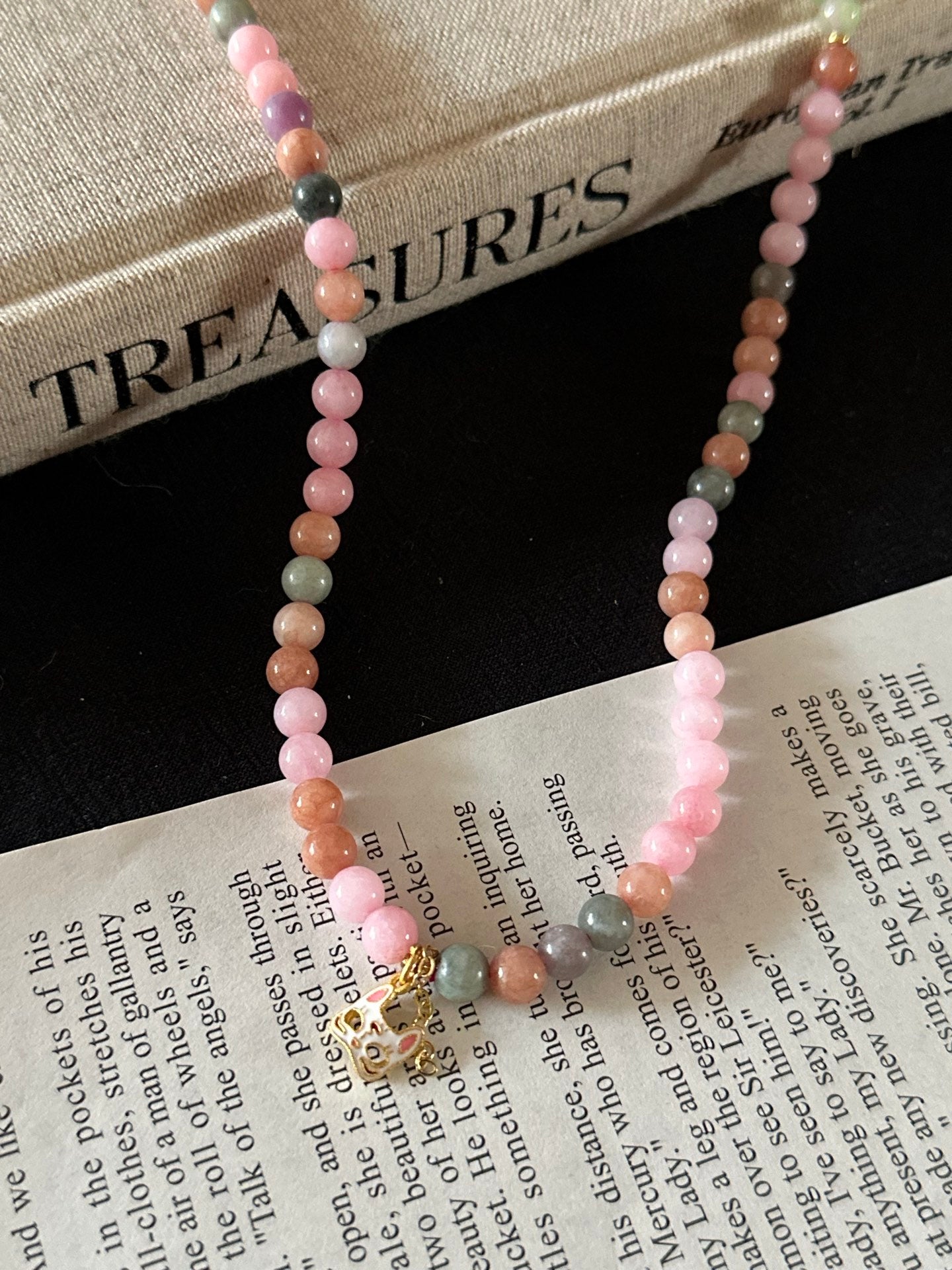 ASLOP TREASURE Fox Spirit Beaded Necklace – additional necklace product photo