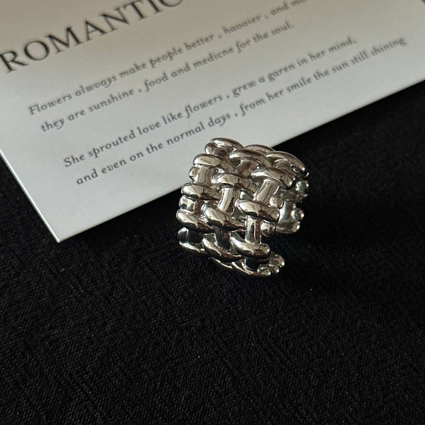 ASLOP TREASURE Braided Armor Ring – additional ring product photo