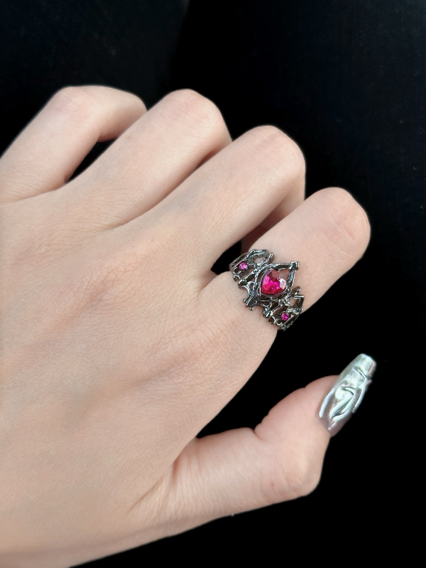 Gothic Crown Ring Sets