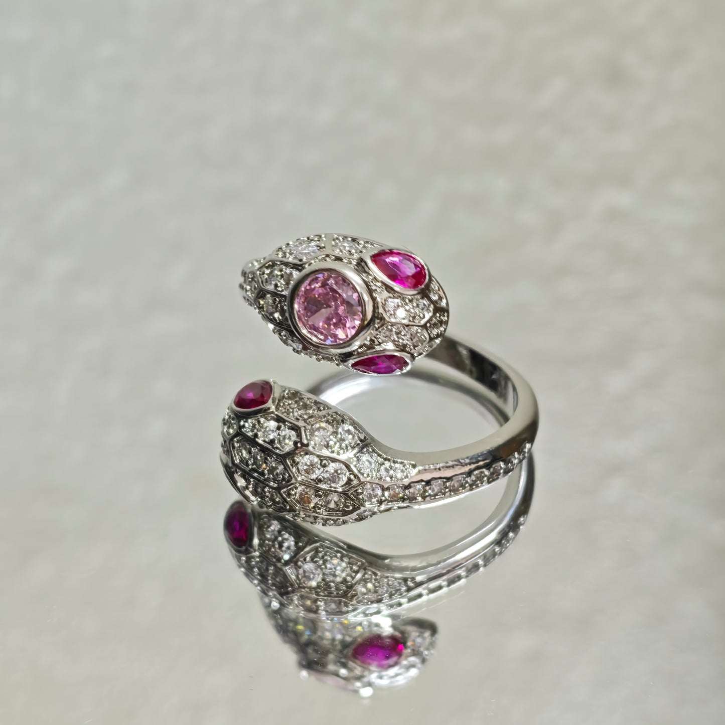 adjustable snake ring dark aesthetic alternative jewelry
